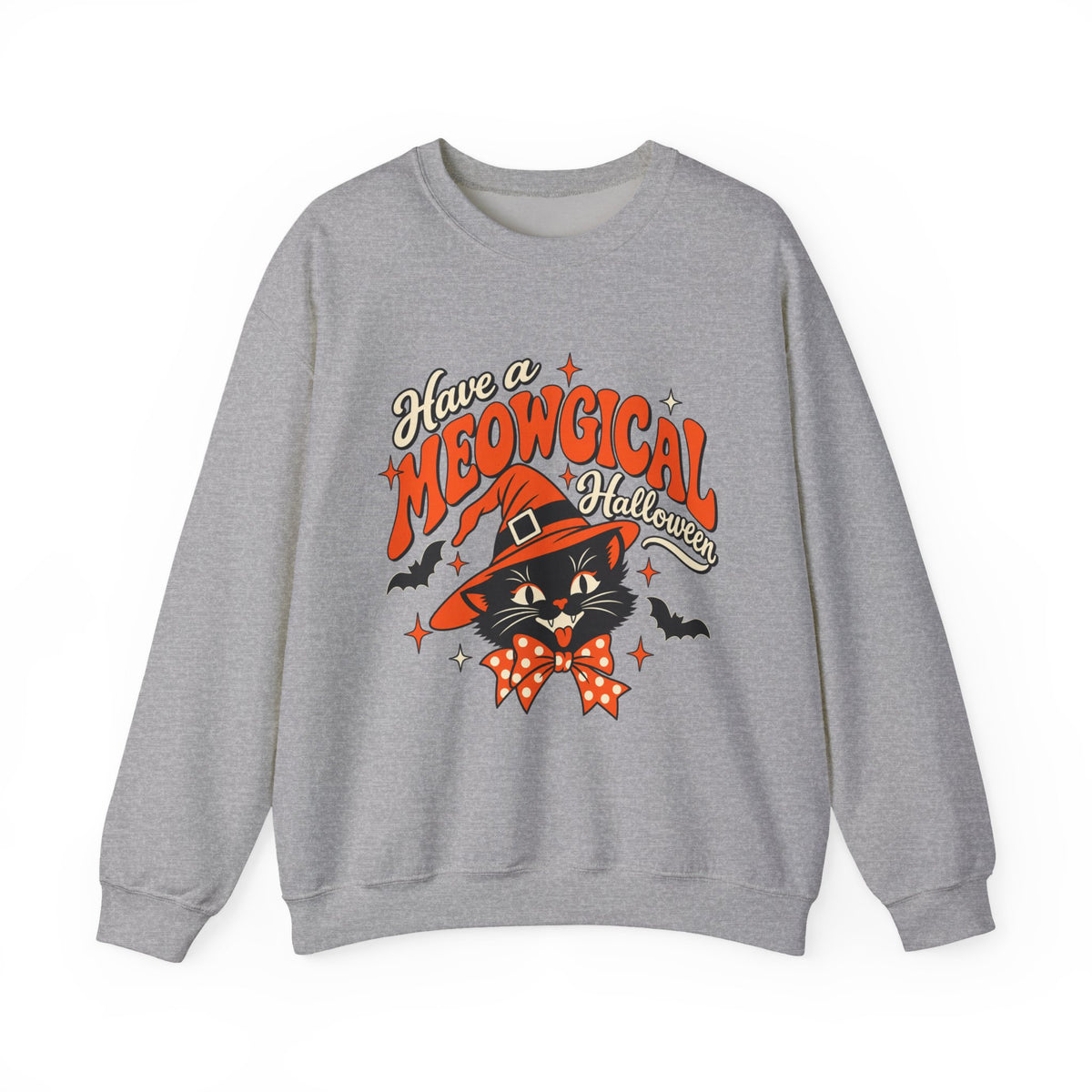 Meowgical Halloween Cat Sweatshirt