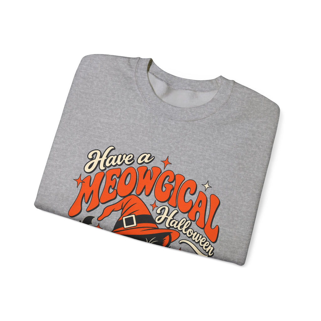 Meowgical Halloween Cat Sweatshirt