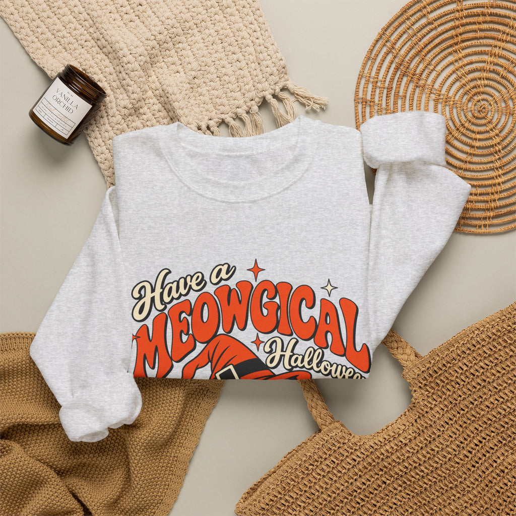 Meowgical Halloween Cat Sweatshirt